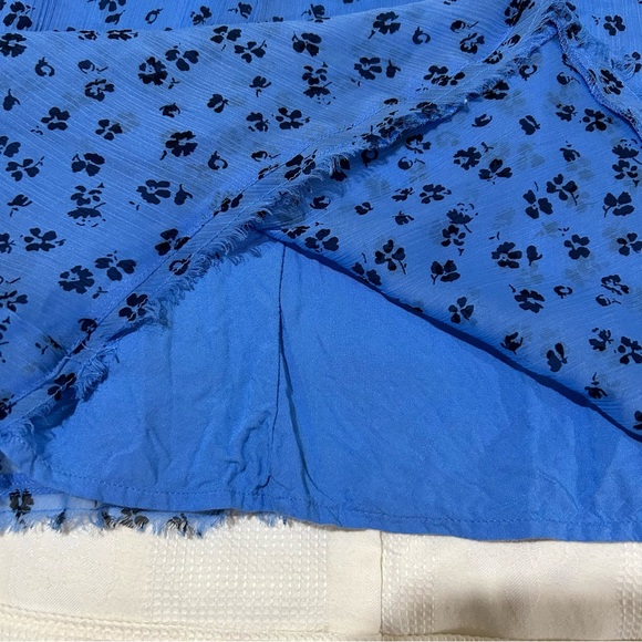 Abercrombie & Fitch blue lightweight gauzy sleeveless summer dress. - Picture 3 of 7